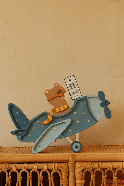 Little Lights Yövalo, Vintage Plane, 4 Eri väriä