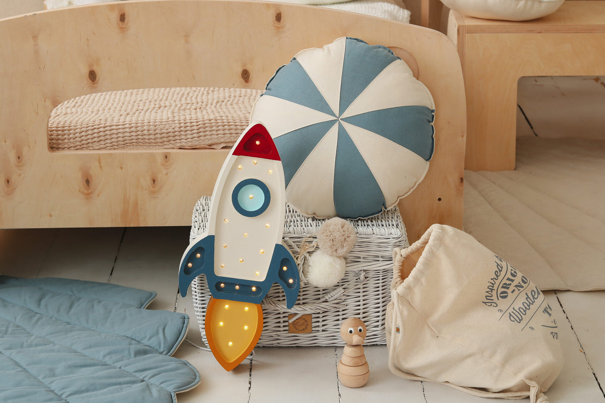 Little Lights Night Light, Rocket, 2 colors