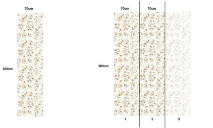 Matuu Gold Meadow White, Tapetti Medium