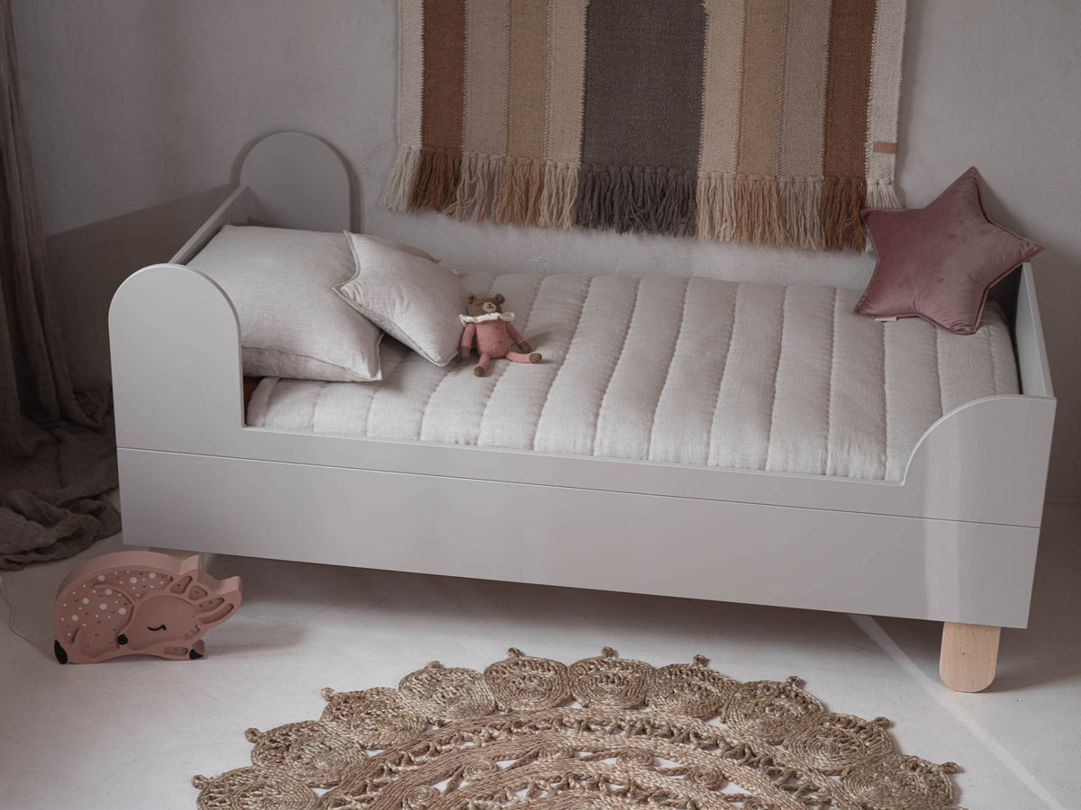 Wood Luck Design, Juniorisänky 80x160 cm, Basic Cashmere