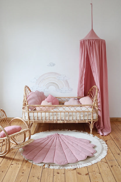 Moi Mili, Leikkimatto, Velvet Shell "Soft Pink"