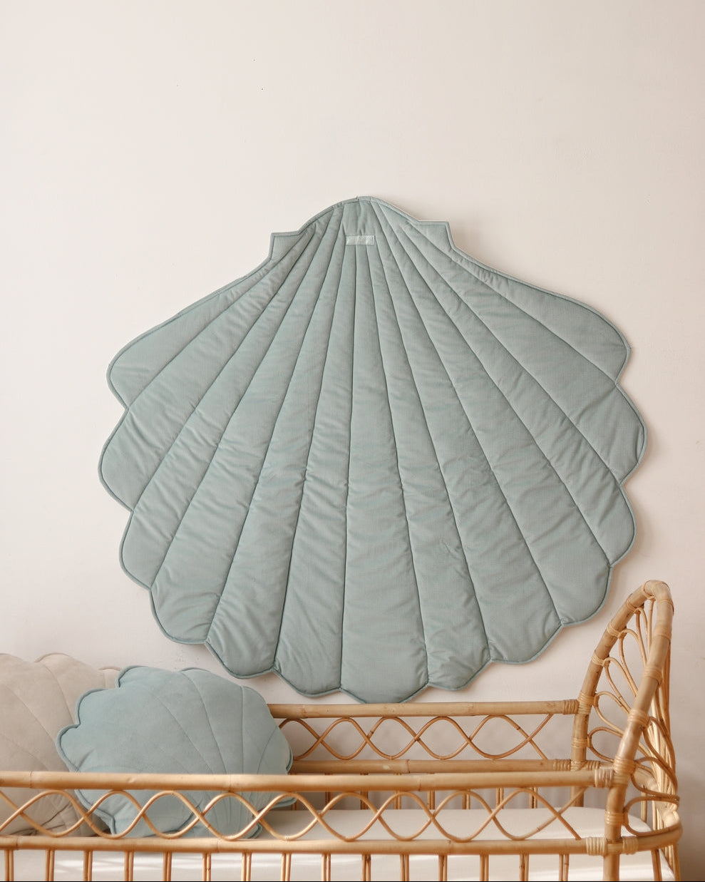 Moi Mili, Leikkimatto, Velvet Shell "Powder Mint"