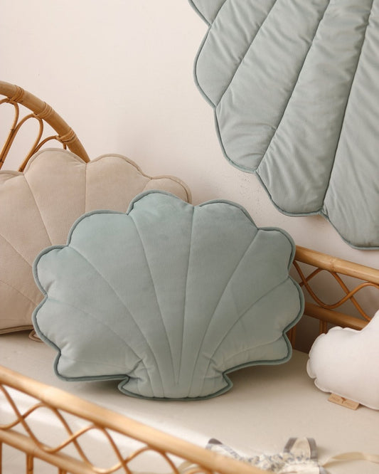 Moi Mili Sisustustyyny Large, Velvet Shell "Powder Mint"