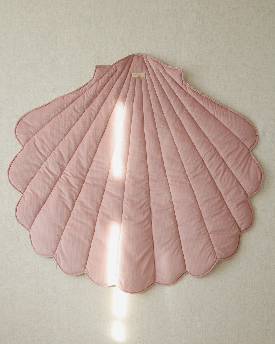 Moi Mili, Leikkimatto, Velvet Shell "Soft Pink"
